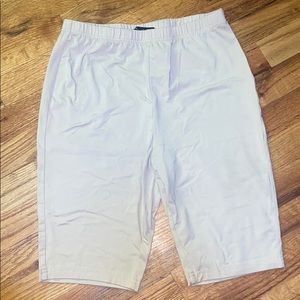 Light beige biker shorts
